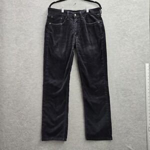 Levi's 514 Men Jeans 31X30 Black Straight Fit Corduroy 29" Inseam‎